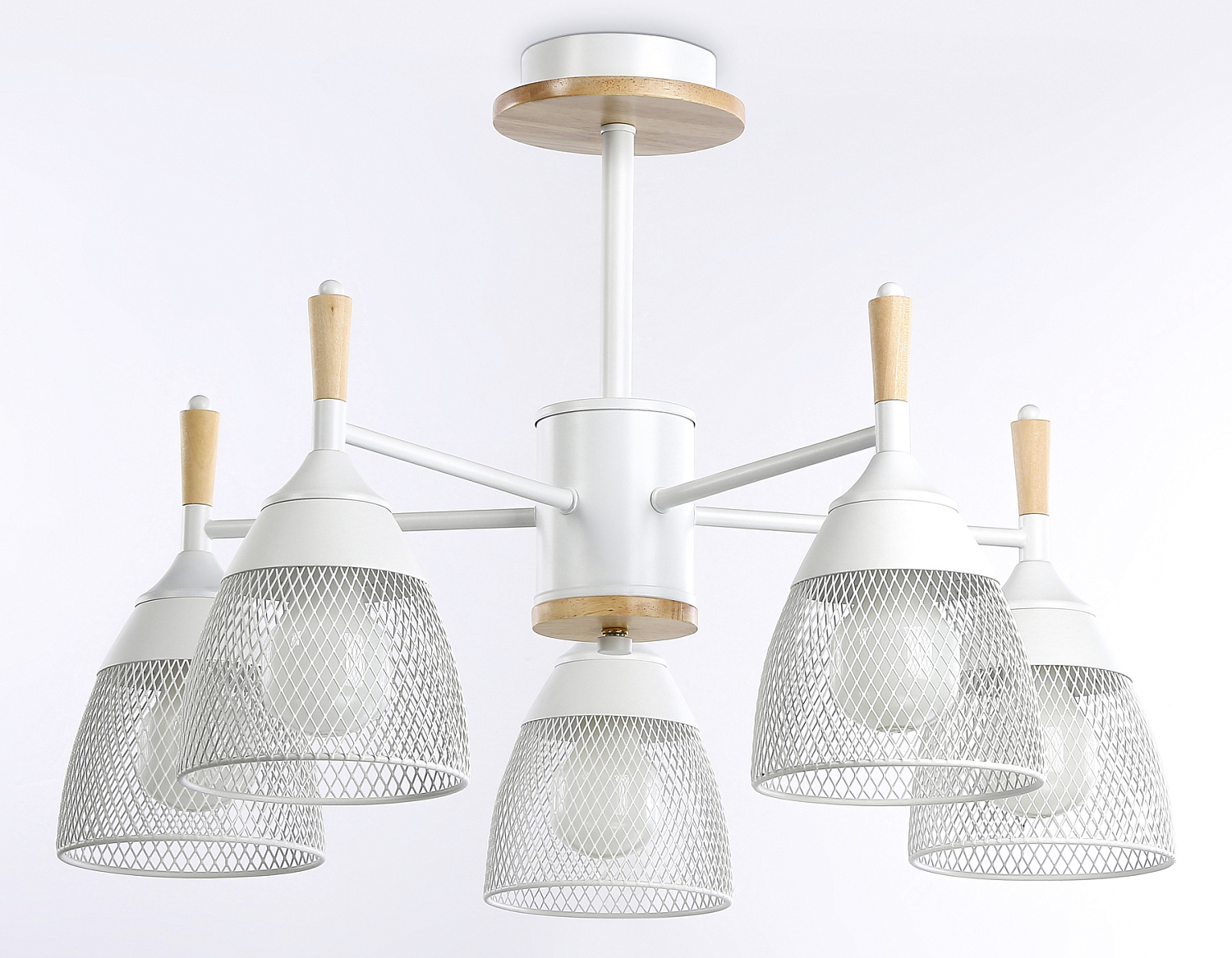 Подвесная люстра TR8012/5 WH белый E27*5 max 40W D600*385