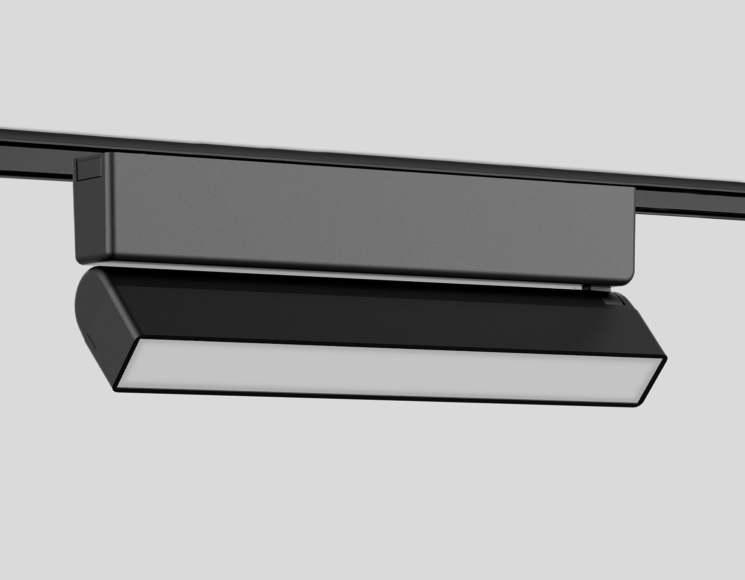 Светильник светодиодный трековый для шинопровода Magnetic Ultra Slim GV1486 BK черный IP20 10W 4200K 48V 230*26*80