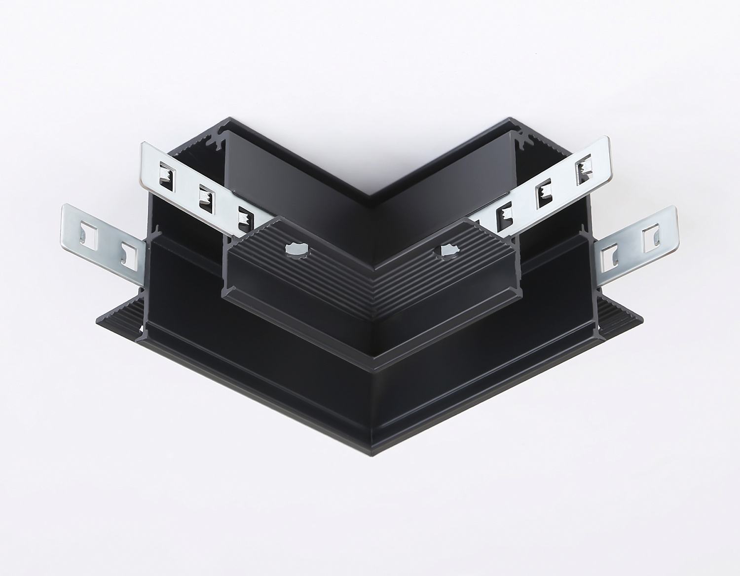 Коннектор угловой для встраиваемого шинопровода Magnetic GL3354 BK черный коннектор угловой встраиваемый 85*85*H46.8