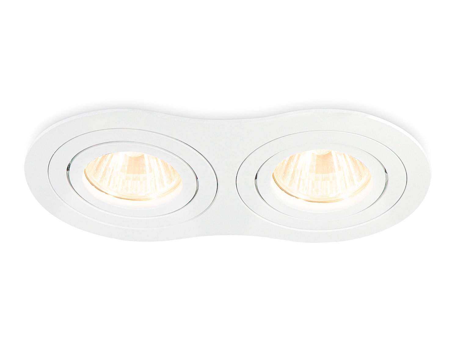 Встраиваемый точечный поворотный светильник GU5.3 TN102505/2 WH белый GU5.3 175*95*28