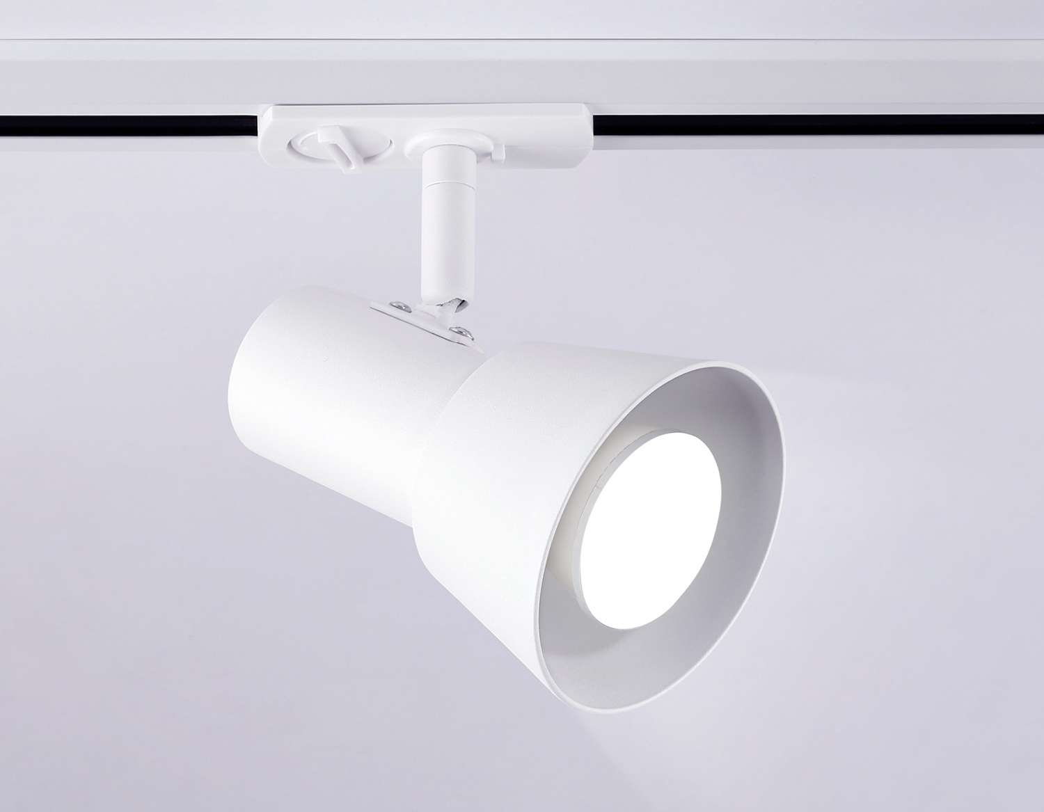 Трековый светильник со сменной лампой GU10 GL5150 WH белый GU10 max 12W