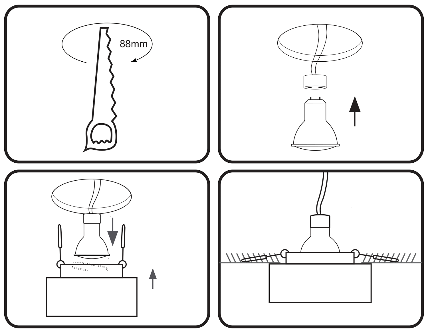 Встраиваемый точечный светильник MR16 TN145 WH/S белый/песок GU5.3 D96*56