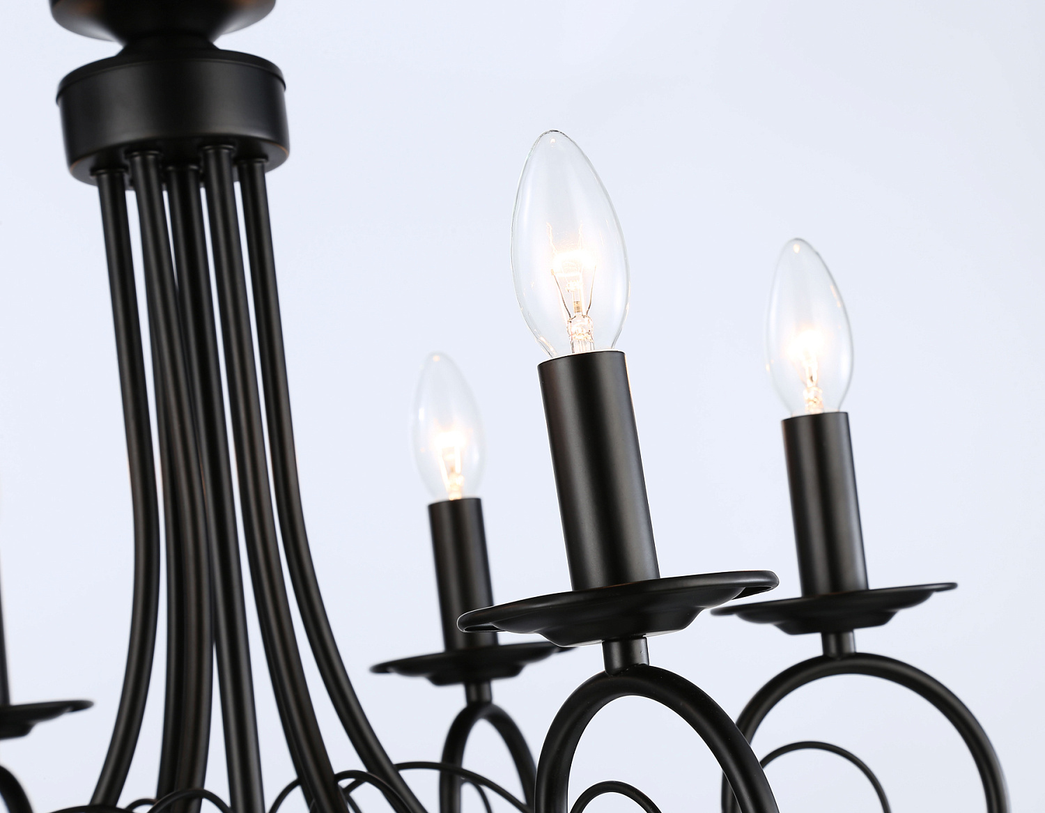 Подвесная люстра TR9612/6 BK черный E14/6 max 40W D560*650