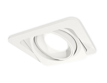 Комплект встраиваемого поворотного светильника XC7658001 SWH белый песок MR16 GU5.3 (C7658, N7020)