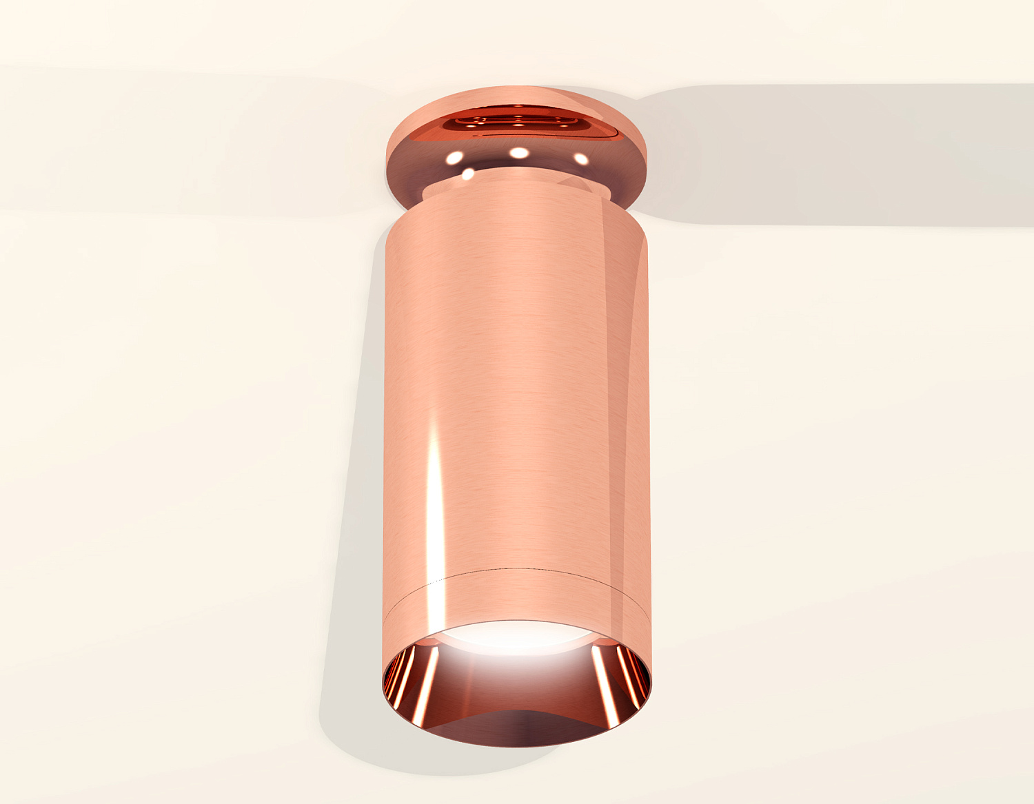 Комплект накладного светильника XS6326080 PPG золото розовое полированное MR16 GU5.3 (N6906, C6326, N6135)