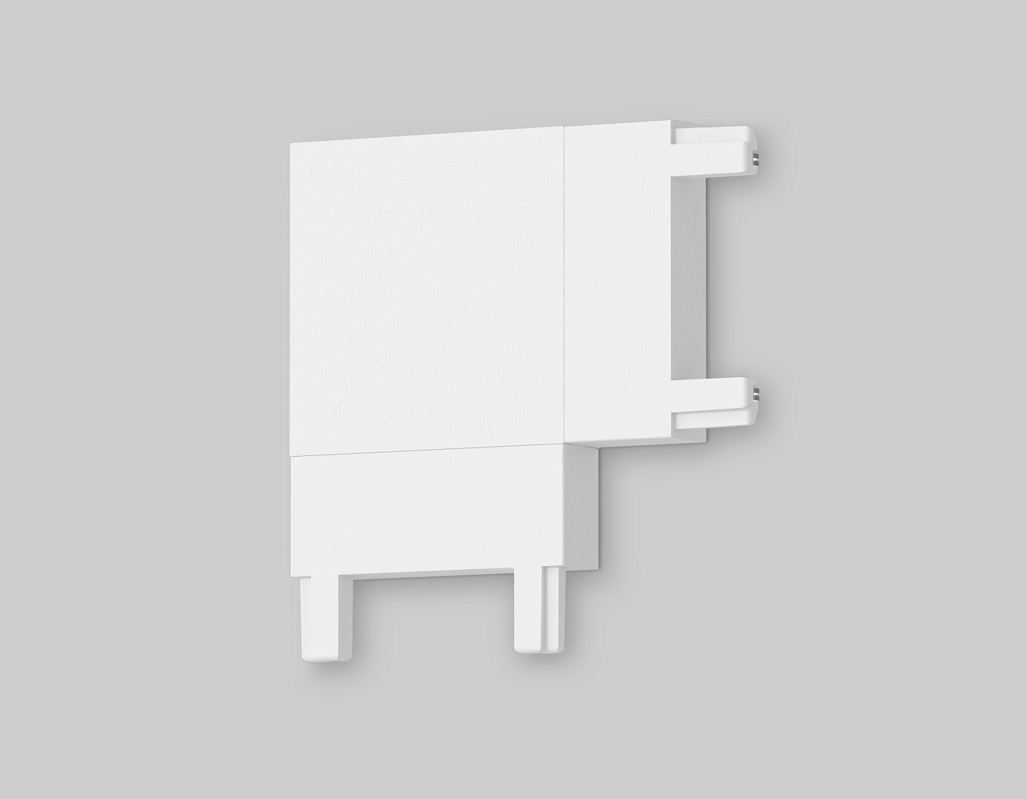 Коннектор угловой для накладного шинопровода Magnetic Ultra Slim GV1113 WH белый угловой коннектор для накладного шинопровода 36*36*6