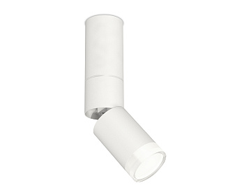 Комплект накладного поворотного светильника с акрилом XM6312105 SWH/FR/CL белый песок/белый матовый/прозрачный MR16 GU5.3