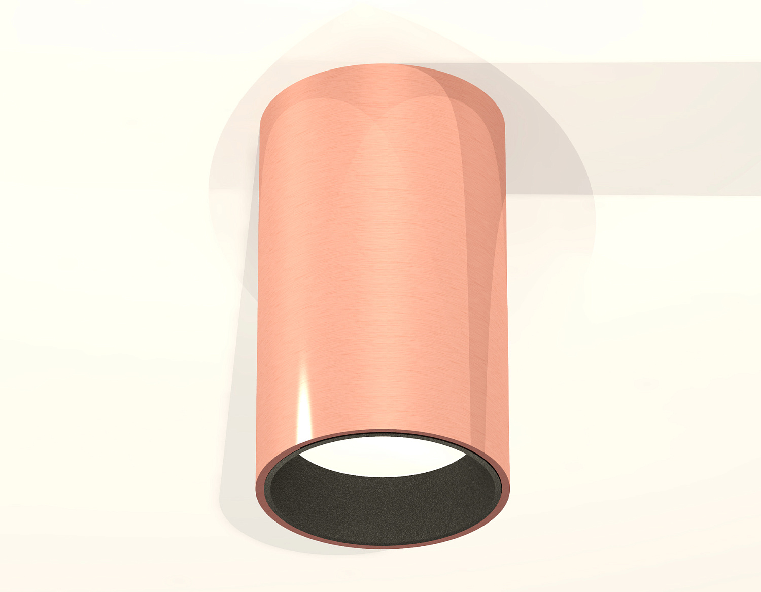 Комплект накладного светильника XS6326003 PPG/SBK золото розовое полированное/черный песок MR16 GU5.3 (C6326, N6111)