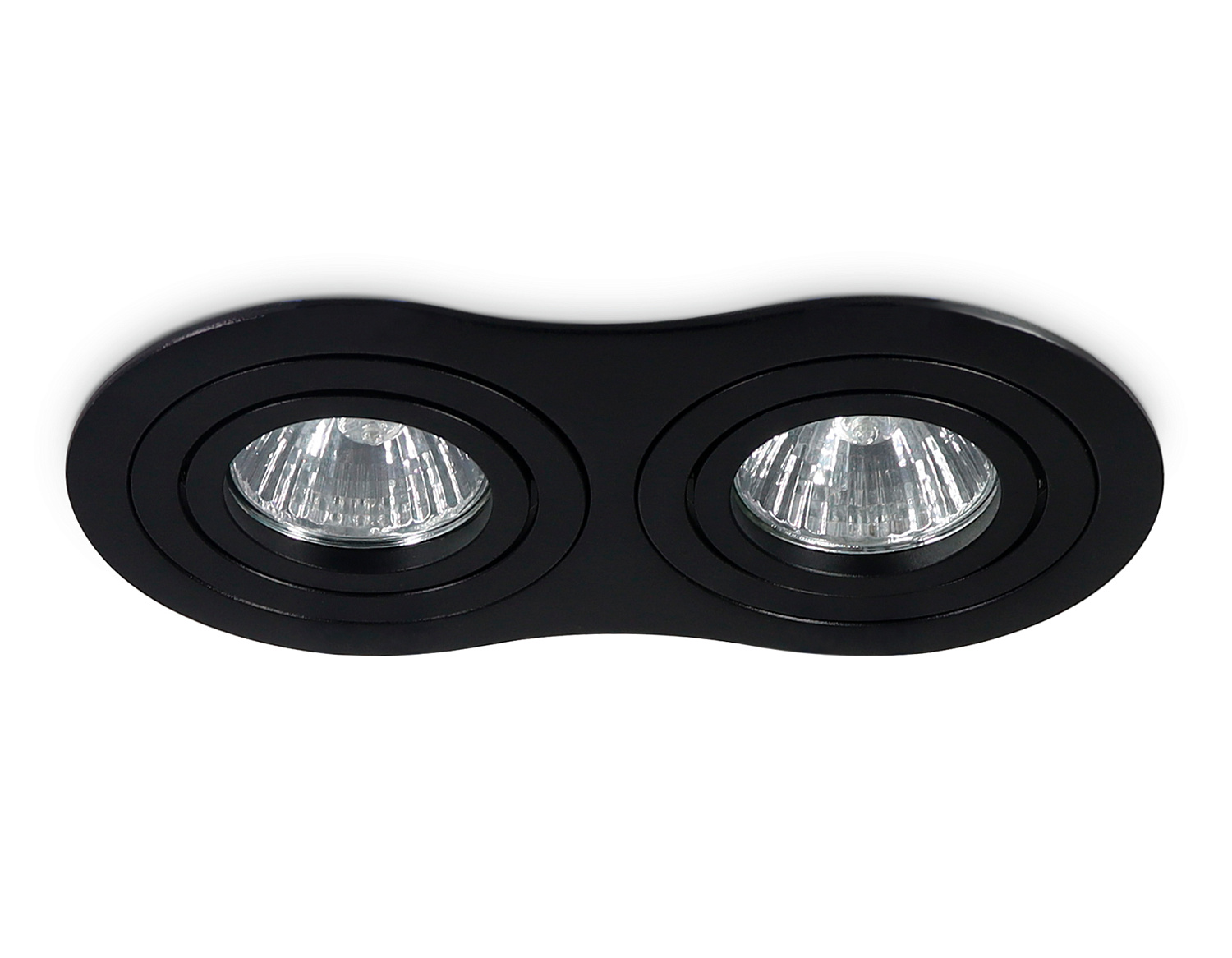 Встраиваемый точечный поворотный светильник GU5.3 TN102507/2 BK черный GU5.3 175*95*28