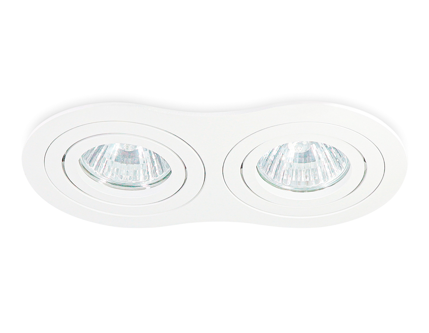 Встраиваемый точечный поворотный светильник GU5.3 TN102505/2 WH белый GU5.3 175*95*28