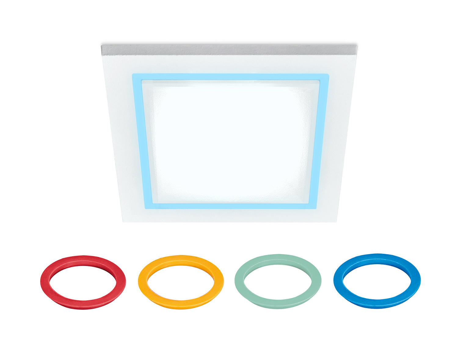 Встраиваемый точечный светильник MR16 со сменным декоративным кольцом TN122 SWH белый песок GU5.3 92*92*30