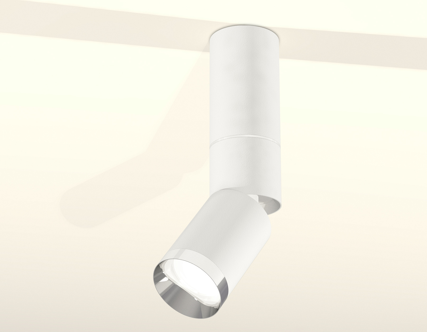 Комплект накладного поворотного светильника XM6312100 SWH/PSL белый песок/серебро полированное MR16 GU5.3 (C6322, A2060, A2220, C6312, N6132)