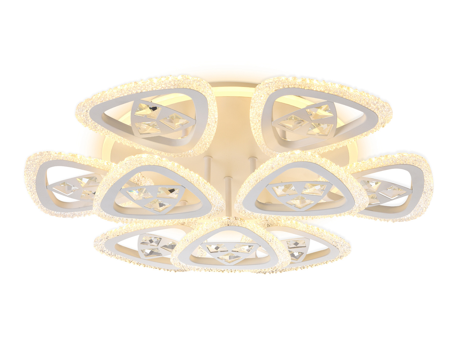 Потолочный светодиодный светильник с пультом FA2921 WH белый 138W 600*600*130 (ПДУ РАДИО 2.4)