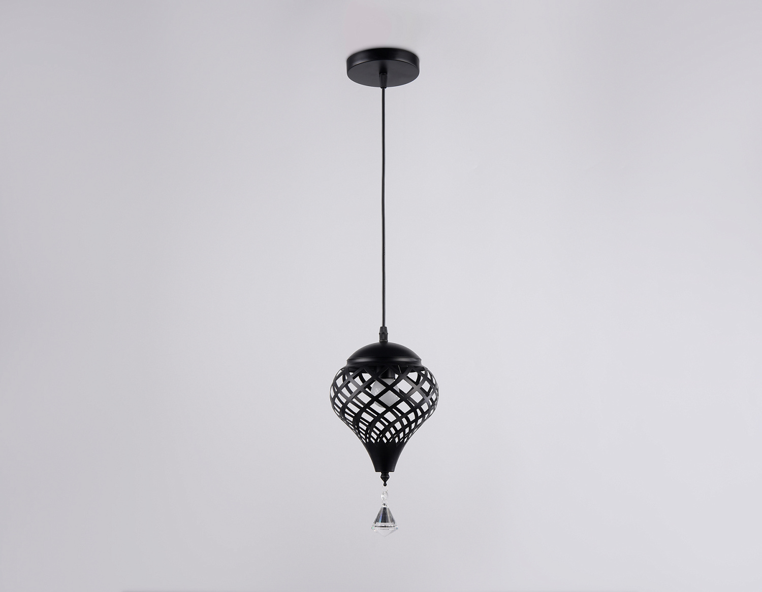 Подвесной светильник TR8442 BK черный E27 max 40W D170*800