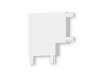 Коннектор угловой для накладного шинопровода Magnetic Ultra Slim GV1113 WH белый угловой коннектор для накладного шинопровода 36*36*6