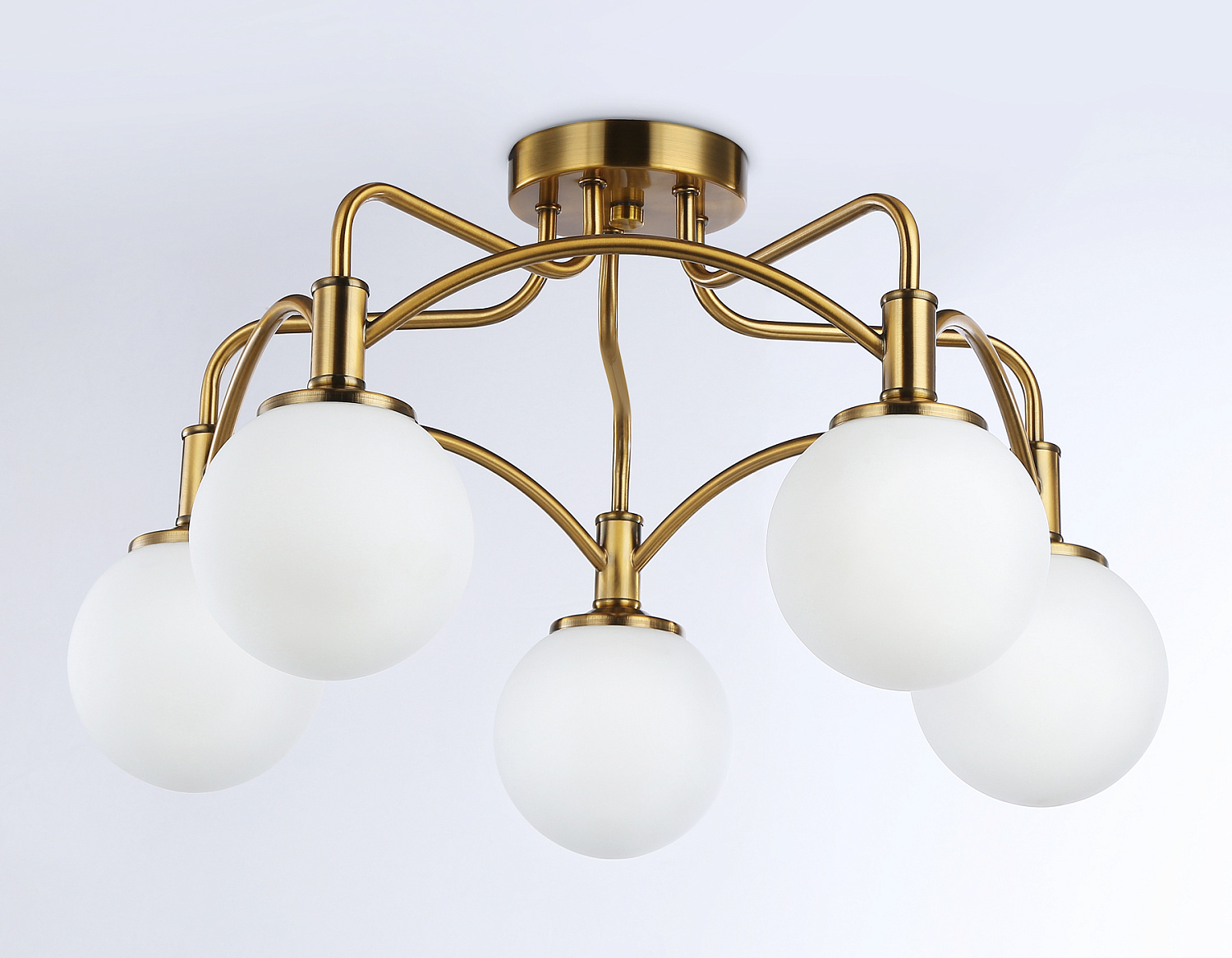 Подвесная люстра TR3212/5 GD/FR золото/белый матовый E27*5 max 40W D560*302