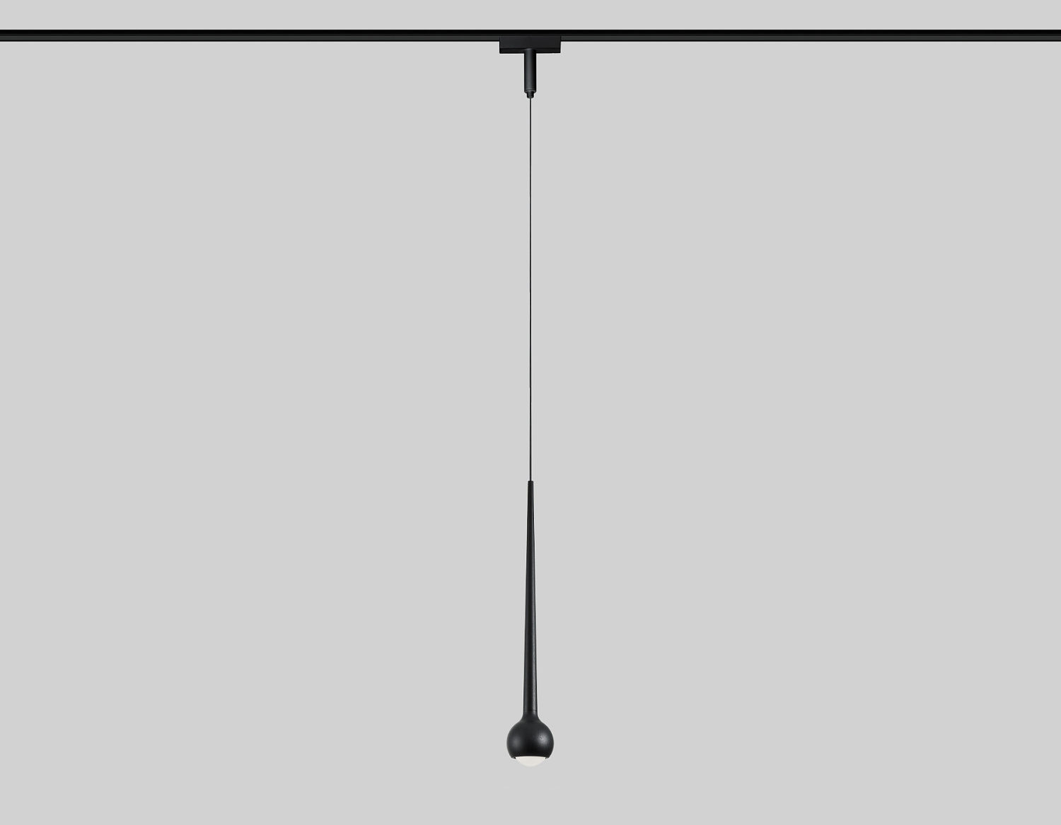 Светильник светодиодный трековый для шинопровода Magnetic Ultra Slim GV1644 BK черный IP20 9W 4200K 48V D75*1500