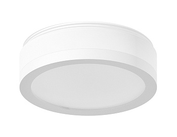 Насадка передняя для корпуса светильника с диаметром отверстия D60mm N6220 SWH/FR белый песок/белый матовый D60*H30mm Out15mm MR16