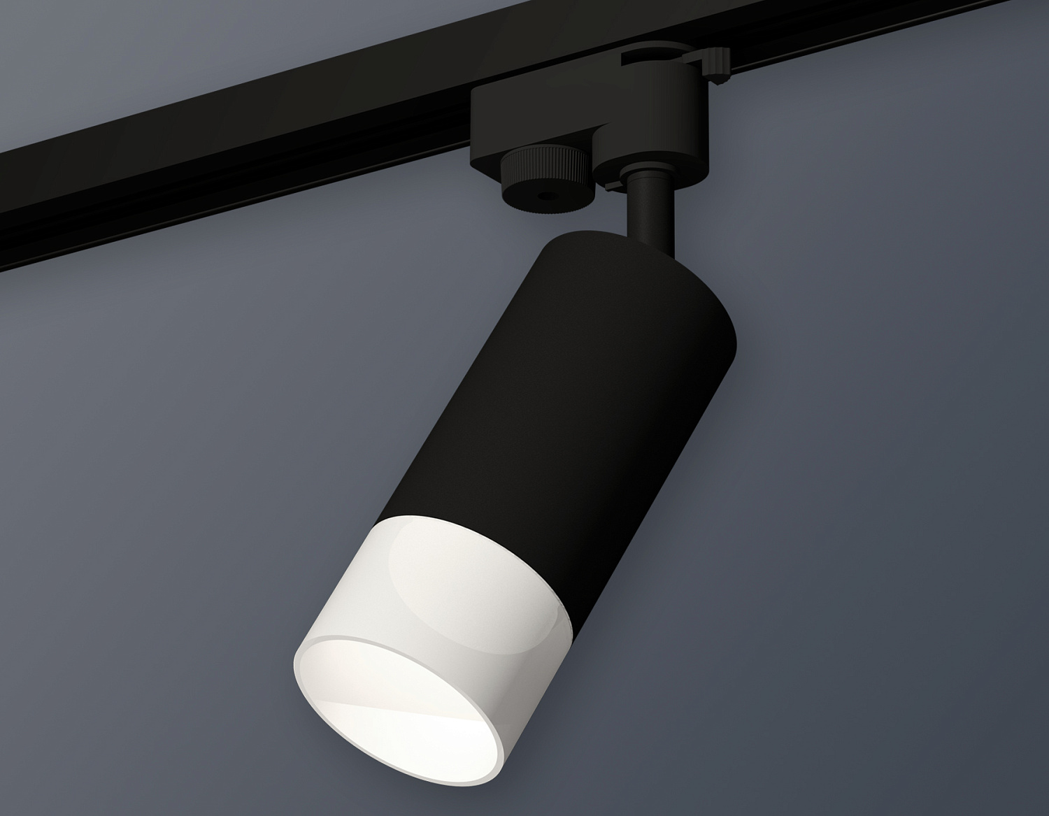 Комплект трекового однофазного светильника XT6323170 SBK/FR черный песок/белый матовый MR16 GU5.3 (A2521, C6323, N6252)