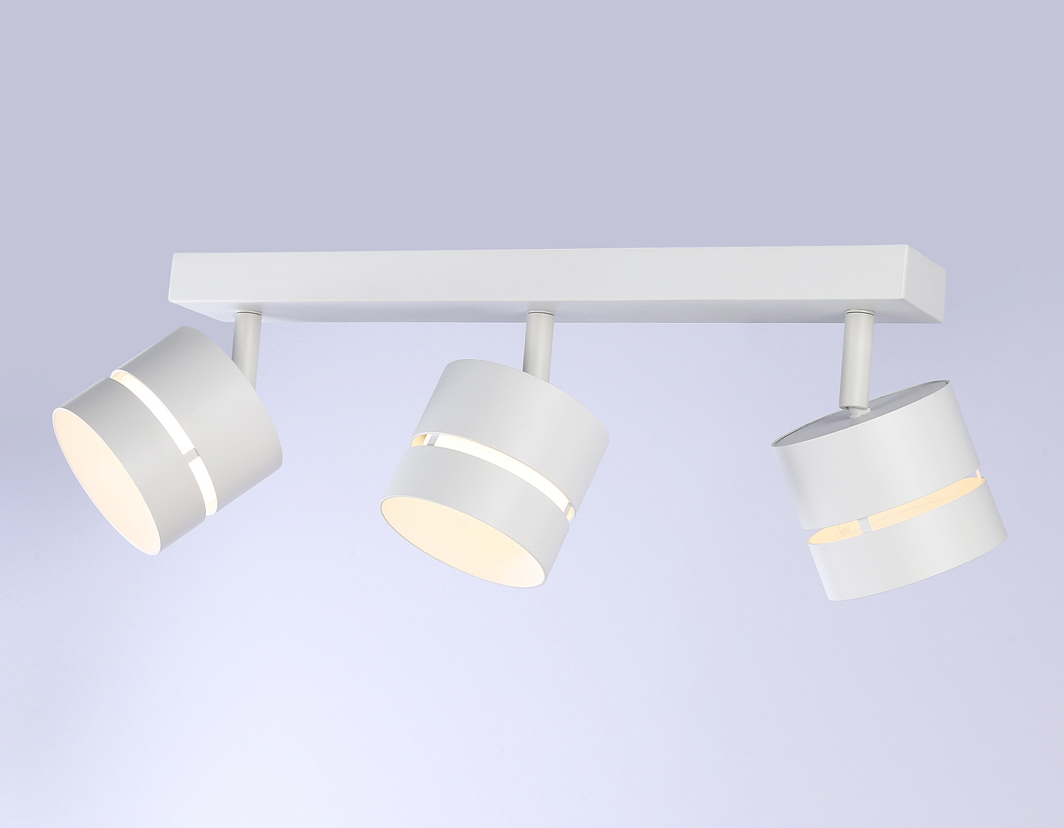 Светильник накладной поворотный со сменной лампой GU10 TN71062/3 WH белый GX53/3 max 12W 405*85*150