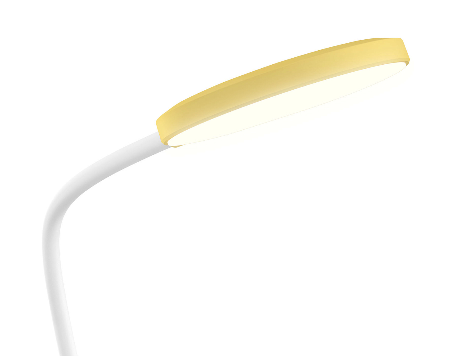 Светодиодная настольная лампа с аккумуляторной батареей, регулировкой цвета и USB-проводом DE602 YL/WH желтый/белый LED 2800-6500K 5W