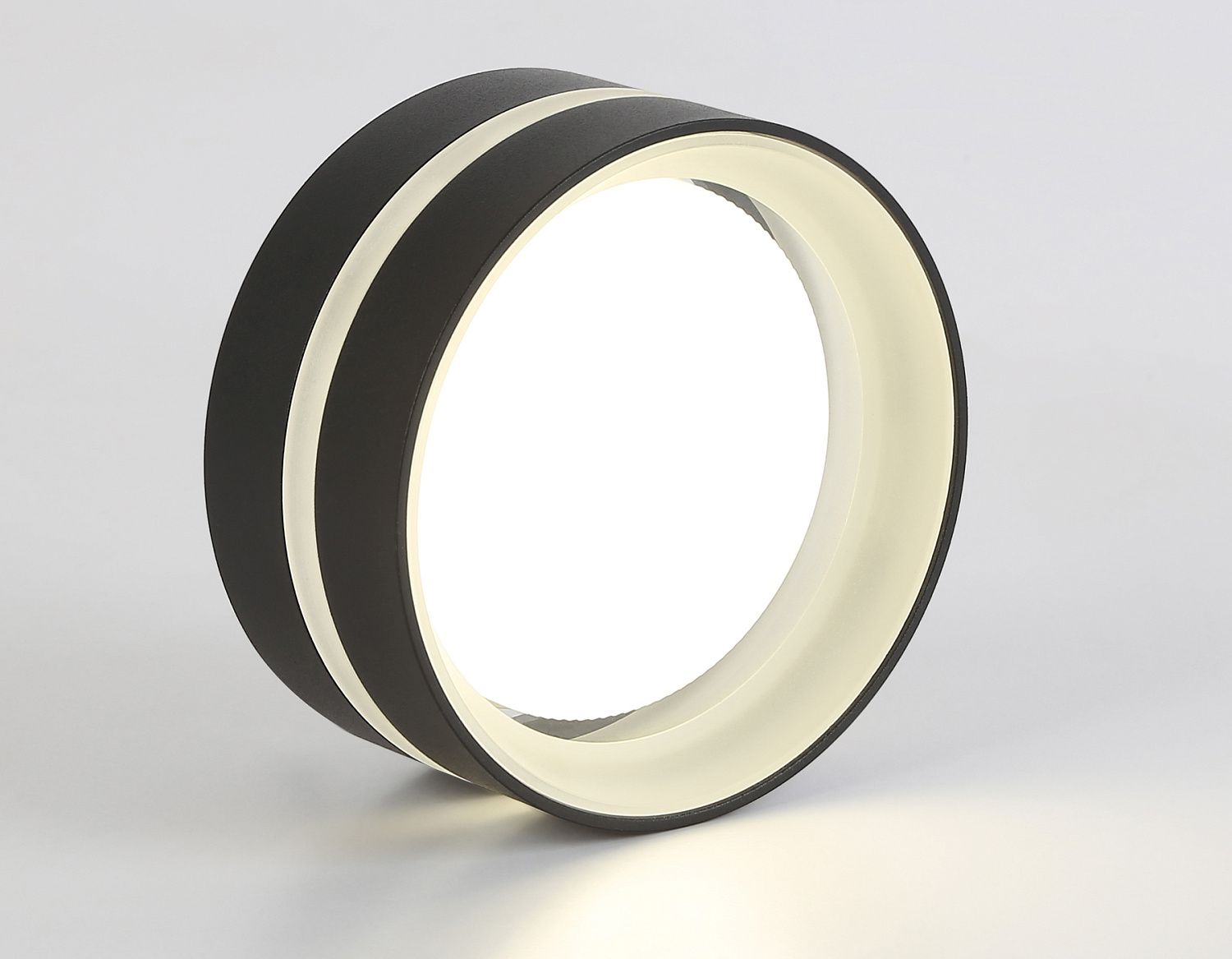 Накладной светильник со сменной лампой GX53 TN5421 SBK/FR черный песок/белый матовый GX53 IP20 D95*60