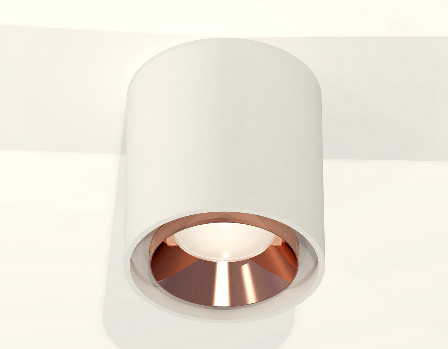 Комплект накладного светильника XS7722005 SWH/PPG белый песок/золото розовое полированное MR16 GU5.3 (C7722, N7035)