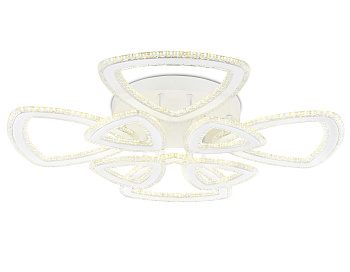 Управляемый потолочный светодиодный светильник FA8863/4+4 WH белый 182W 3000K+6400K/3000K/6400K/4200K+4200K 740*740*130 (ПДУ РАДИО 2.4G)