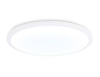 Потолочный светодиодный светильник FZ1232 WH белый IP44 48W 6400К D450*55 (Без ПДУ)