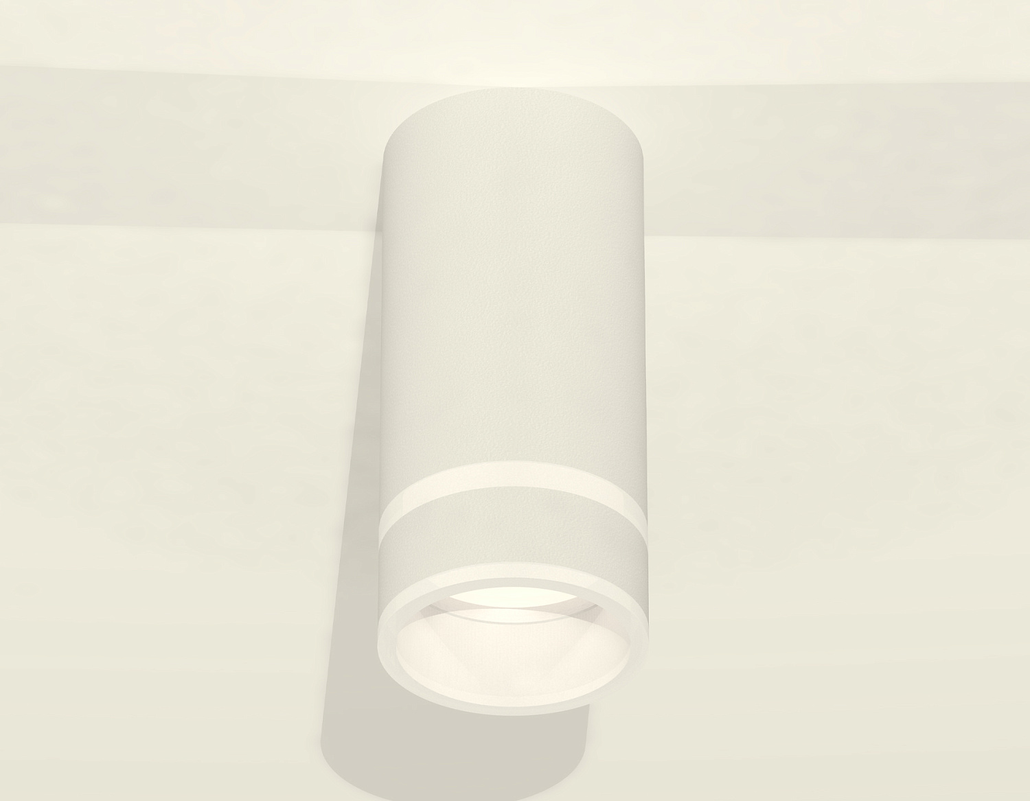 Комплект накладного светильника с акрилом XS8161005 SWH/FR белый песок/белый матовый GX53 (C8161, N8444)