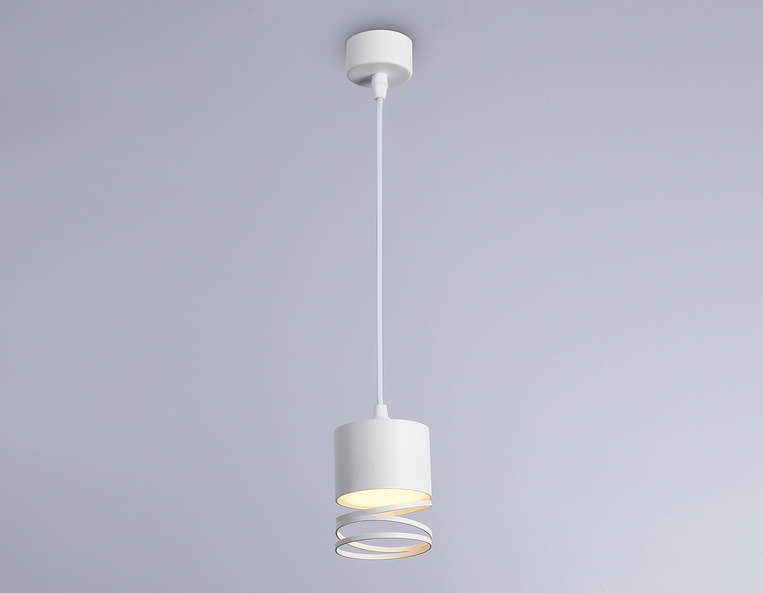 Светильник подвесной со сменной лампой GU10 TN71107 WH белый GX53 max 12W D82*1135