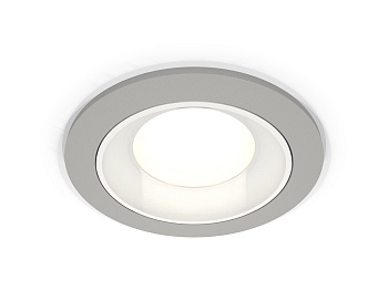 Комплект встраиваемого светильника XC7623060 SGR/SWH серый песок/белый песок MR16 GU5.3 (C7623, N7020)