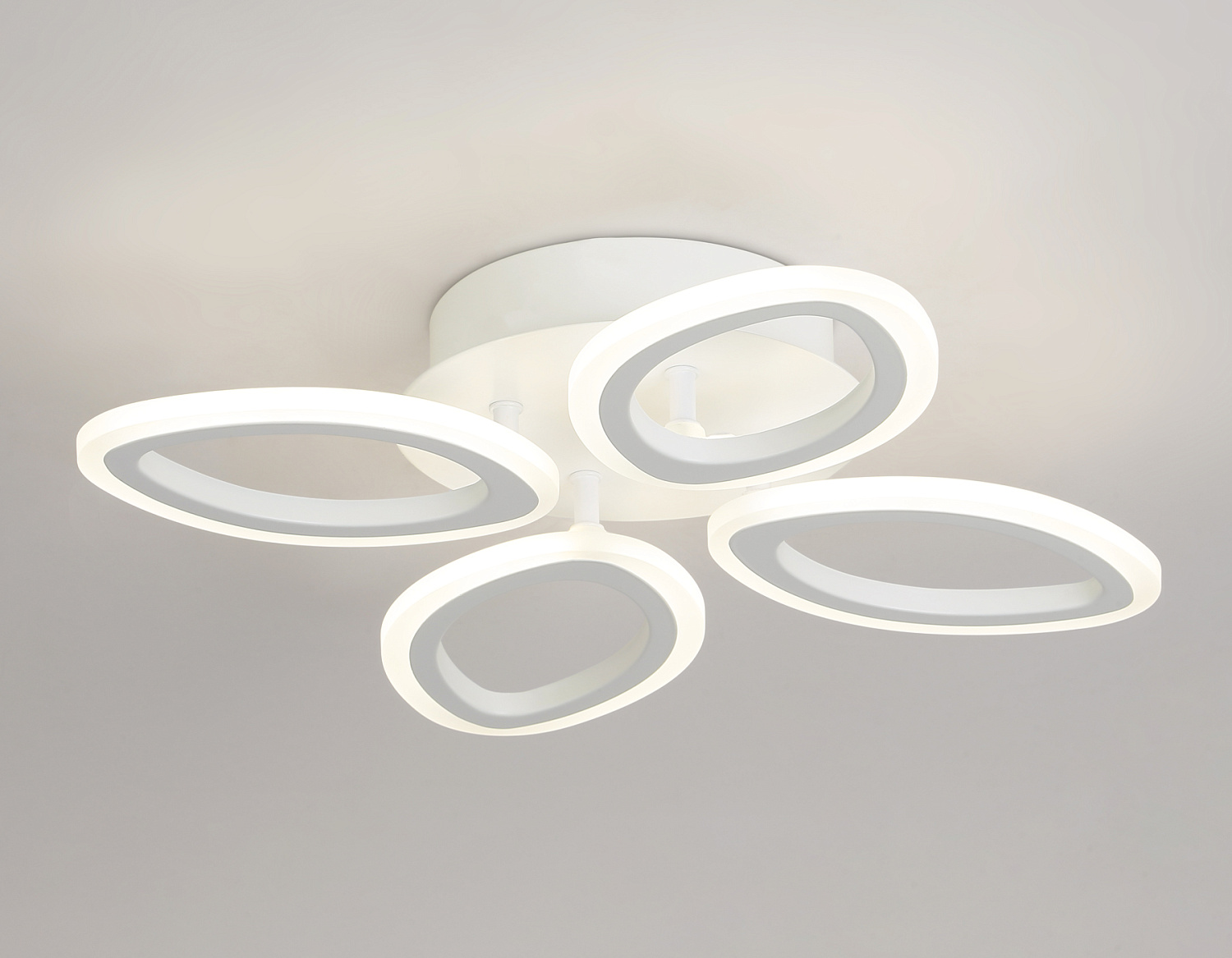 Потолочный светодиодный светильник с пультом FA4485/4 WH белый 4200K/3000K+6400K/6400K+3000K 34W 430*430*80 (ПДУ ИК)