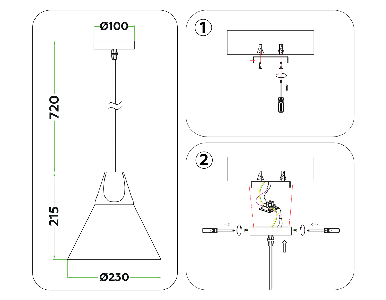 Подвесной светильник в стиле лофт TR8195 WH/LW белый/светлое дерево E27 max 40W D230*935