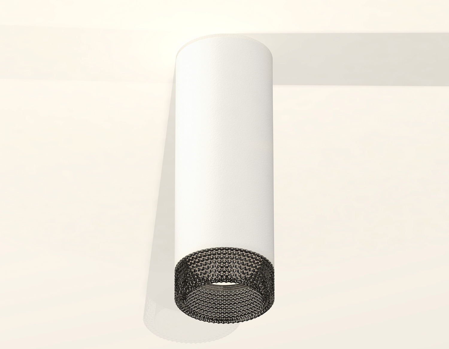 Комплект накладного светильника с композитным хрусталем XS6342021 SWH/BK белый песок/тонированный MR16 GU5.3 (C6342, N6151)