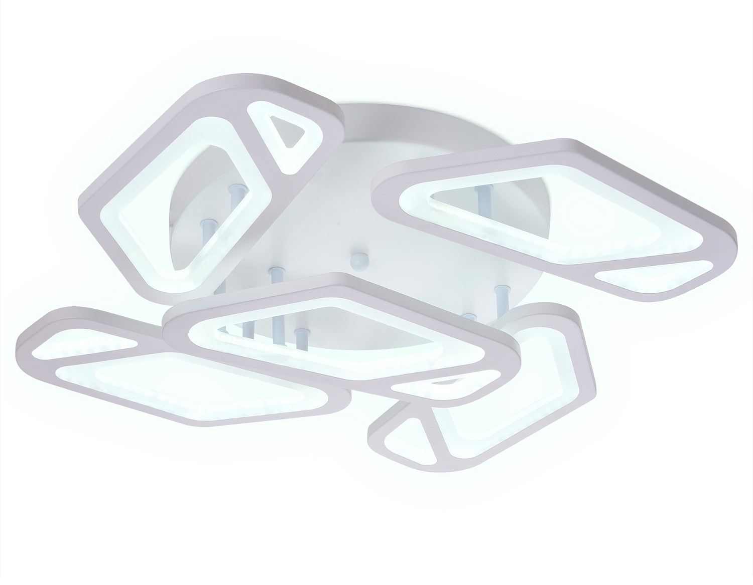 Потолочный светодиодный светильник с пультом FA587/5 WH белый 113W 590*590*120 (ПДУ РАДИО 2.4G)