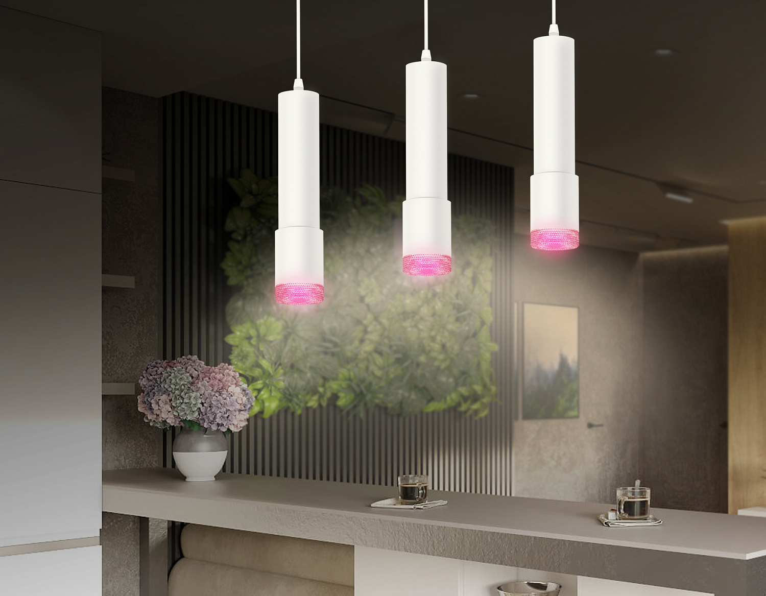 Комплект подвесного светильника XP7421003 SWH/PI белый песок/розовый MR16 GU5.3 (A2301, C6355, A2030, C7421, N7193)