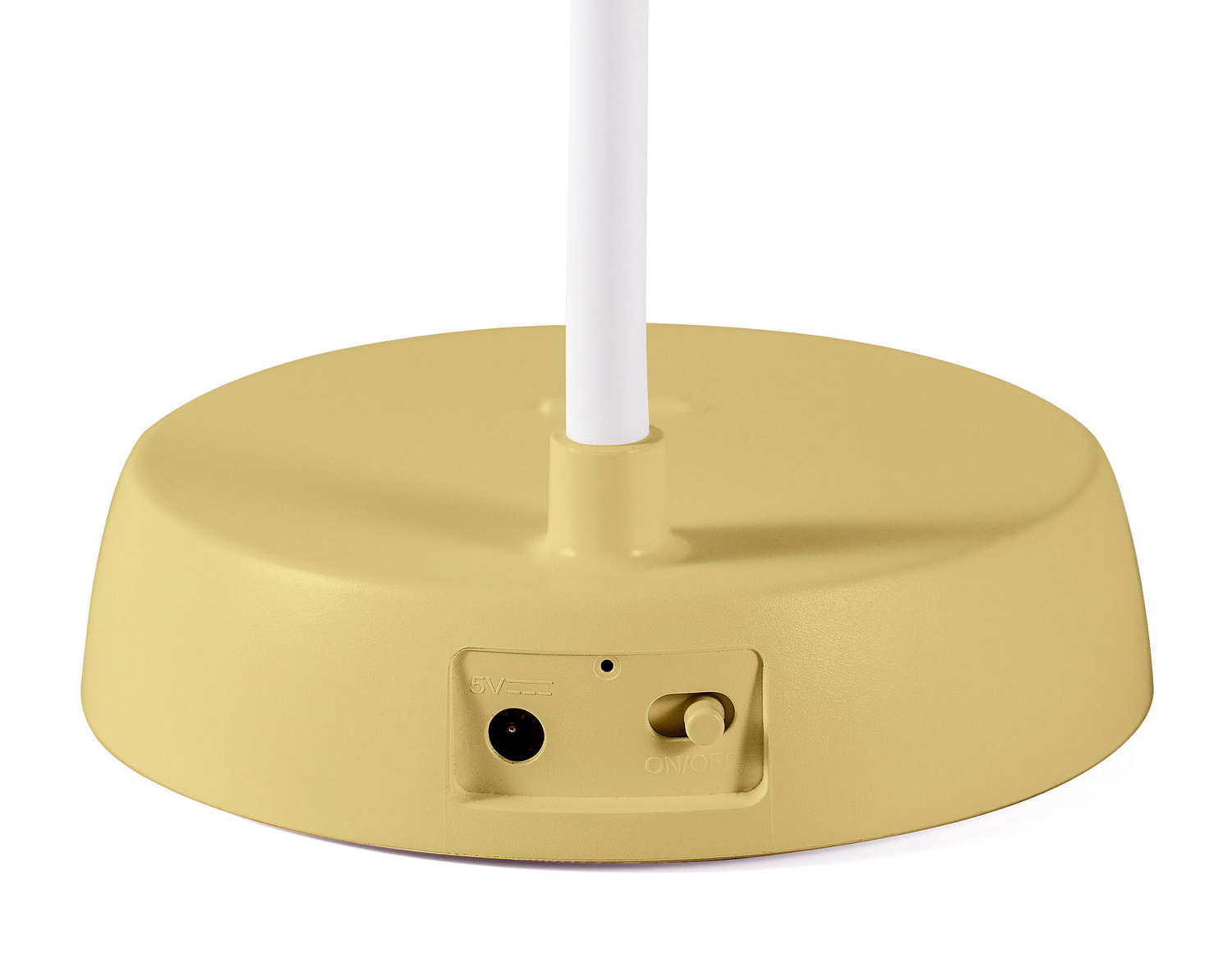 Светодиодная настольная лампа с аккумуляторной батареей, регулировкой цвета и USB-проводом DE611 YL/WH желтый/белый LED 3000-6000K 4W