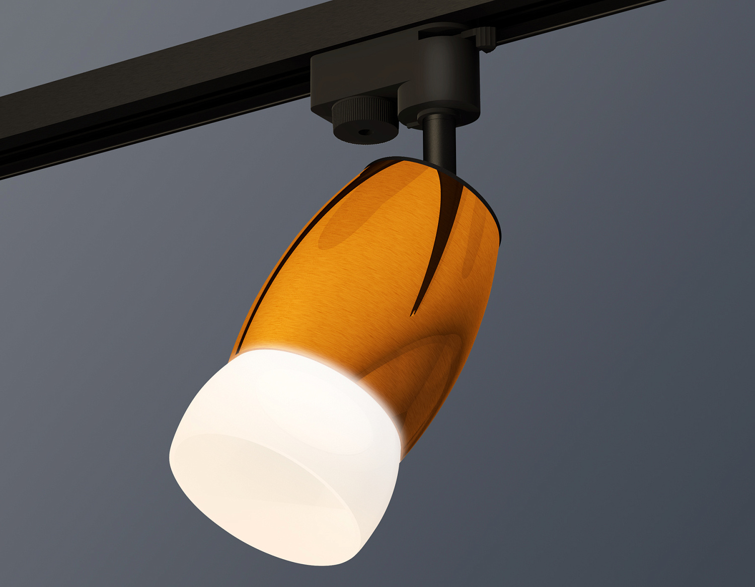 Комплект трекового однофазного светильника с акрилом XT1125014 PYG/SBK/FR золото желтое полированное/черный песок/белый матовый MR16 GU5.3