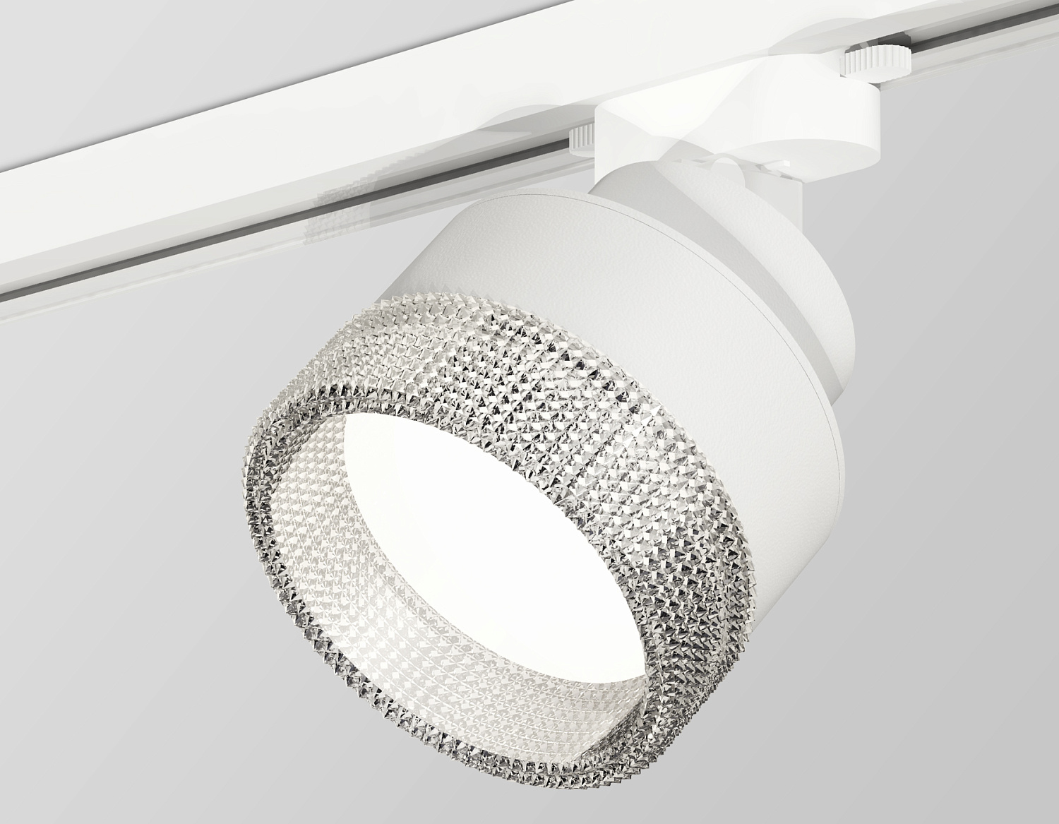 Комплект трекового светильника с композитным хрусталем XT8101040 SWH/CL белый песок/прозрачный GX53 (A2524, A2105, C8101, N8480)