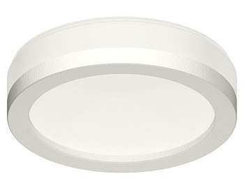 Насадка передняя для корпуса светильника с диаметром отверстия D85mm N8412 SWH/FR белый песок/белый матовый D85*H23mm Out20mm GX53