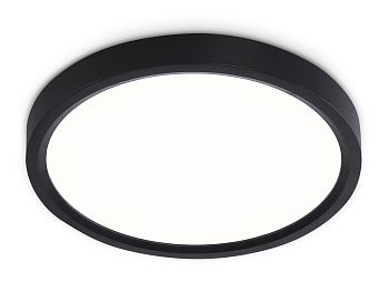 Светильник светодиодный ультратонкий 3000K-6500K с CCT-переключателем FZ1902 BK черный IP54 13W 3000K-6500K CCT-переключатель D230*25 (Без ПДУ)