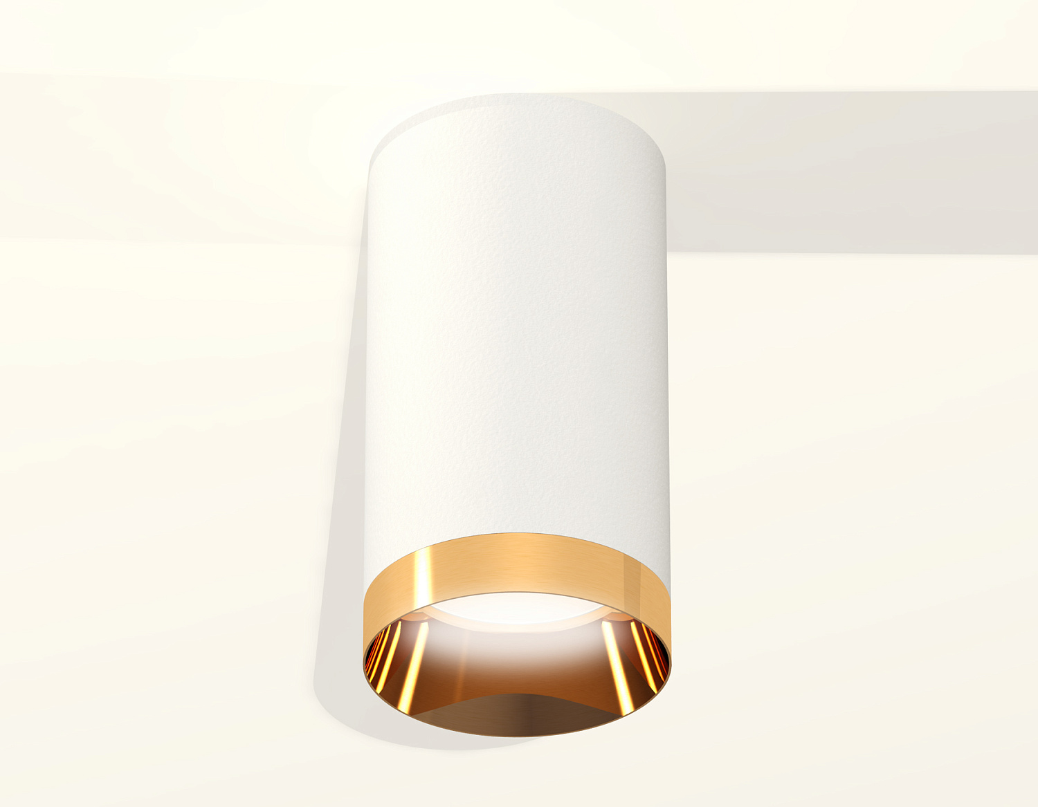 Комплект накладного светильника XS6322024 SWH/PYG белый песок/золото желтое полированное MR16 GU5.3 (C6322, N6134)