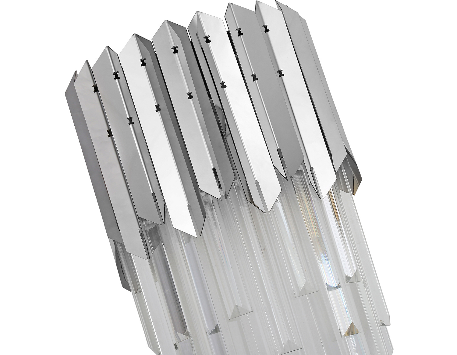 Настенный светильник с хрусталем TR5288/2 CH/CL хром/прозрачный E14/2 max 40W 370*220*110