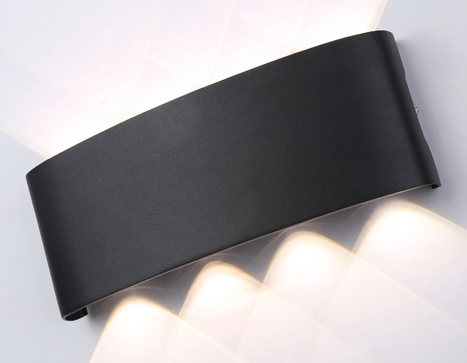 Уличный настенный архитектурный светодиодный светильник ST4464/8 BK черный IP65 LED 4200K 8W 210*80*46