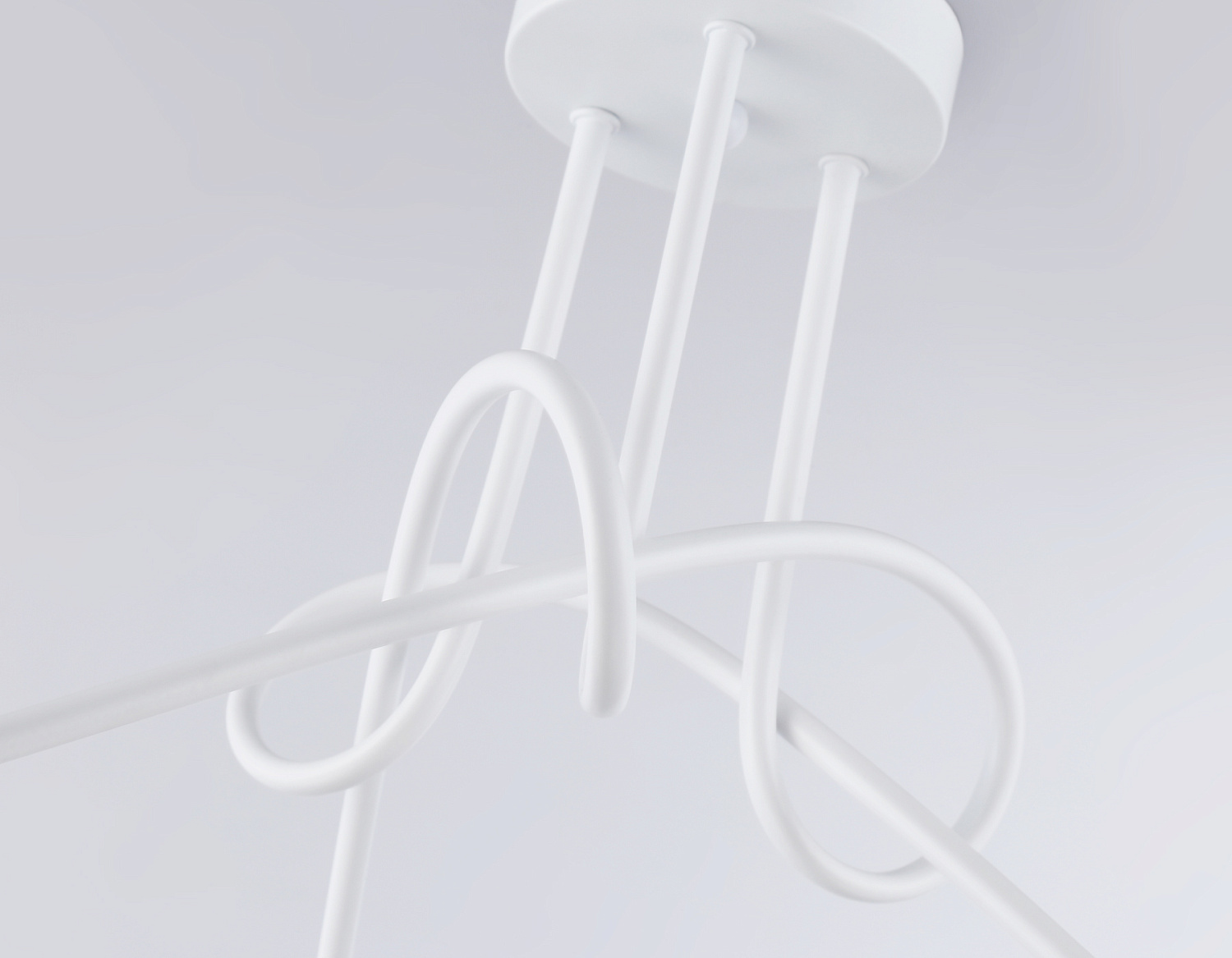 Потолочный светильник в стиле лофт TR80414/3 WH/CH белый/хром E27/3 max 60W D670*370