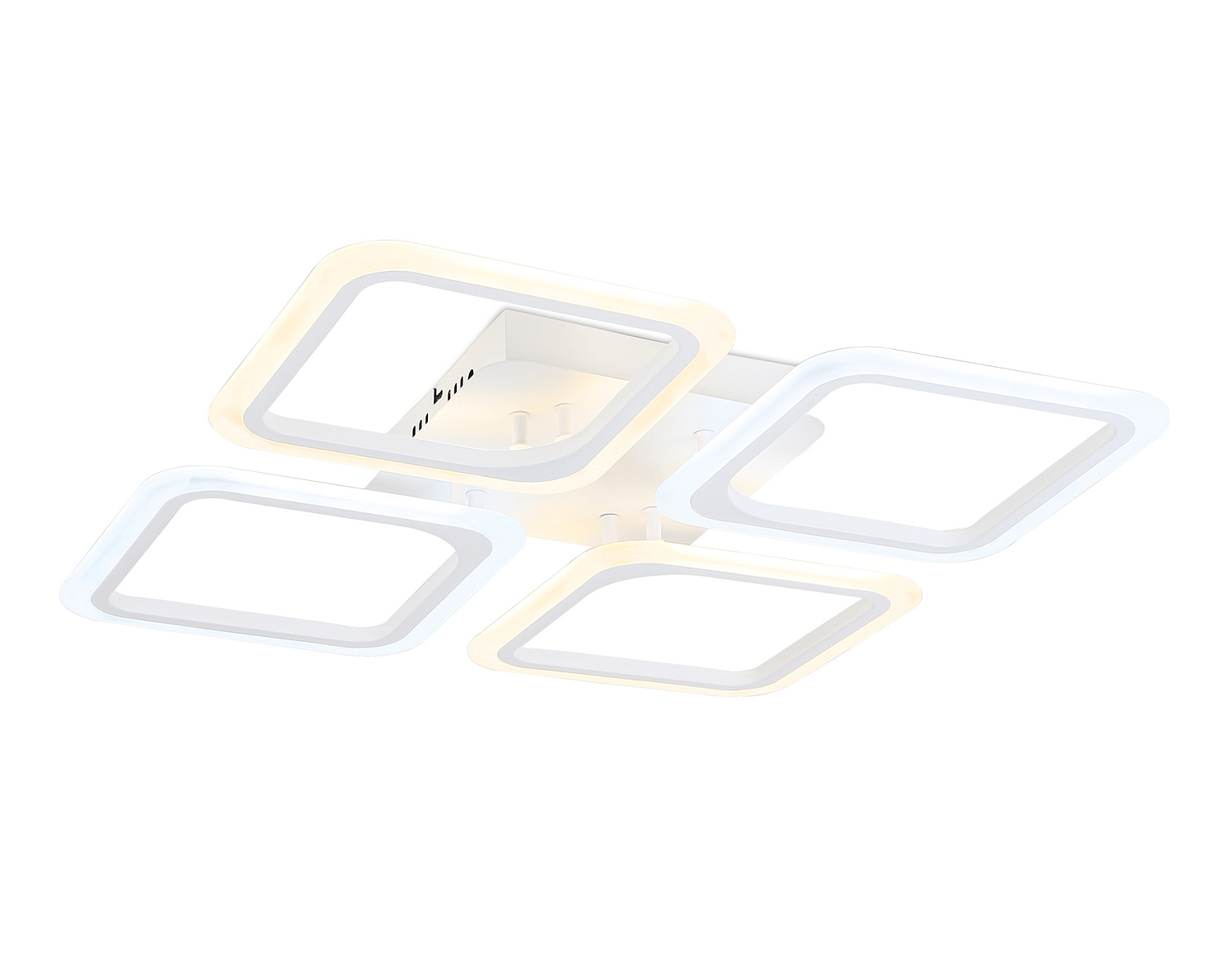Потолочный светодиодный светильник с пультом FA4375/4 WH белый 4200K/3000K+6400K/6400K+3000K 73W 530*530*75 (ПДУ ИК)