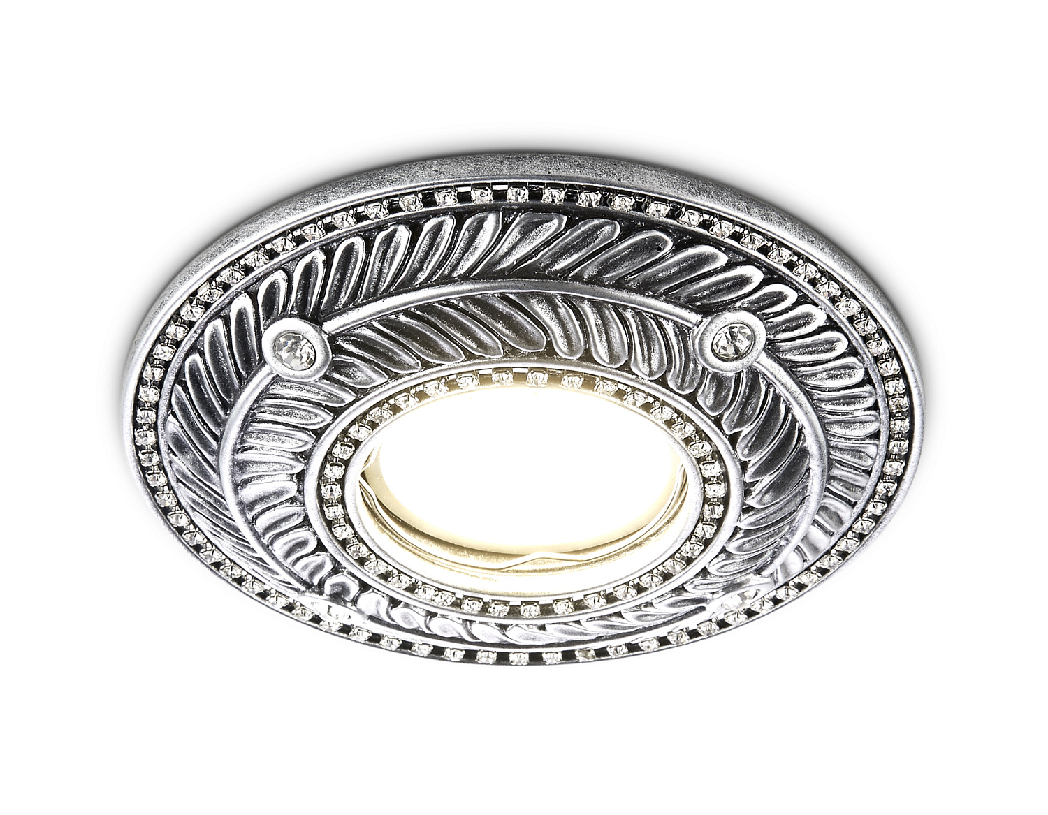 Встраиваемый точечный светильник MR16 из гипса D4468 SL серебро