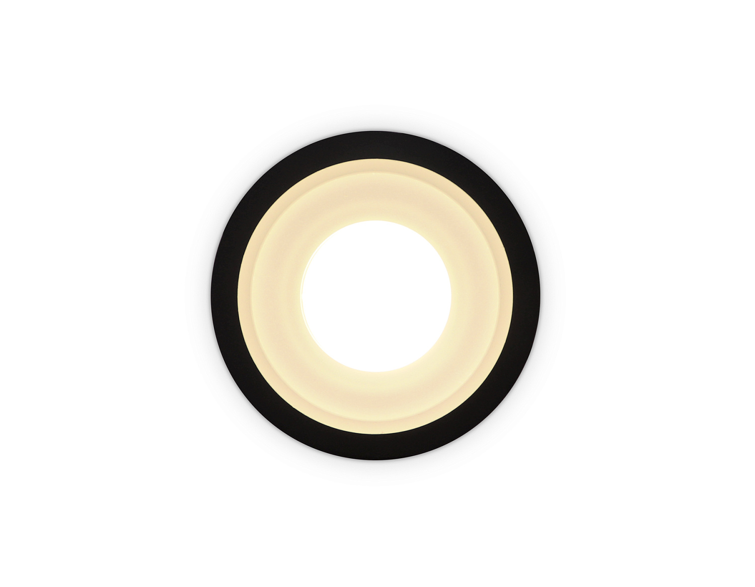 Встраиваемый точечный светильник с акрилом TN1312 SBK/FR черный песок/белый матовый GU5.3 D98*45