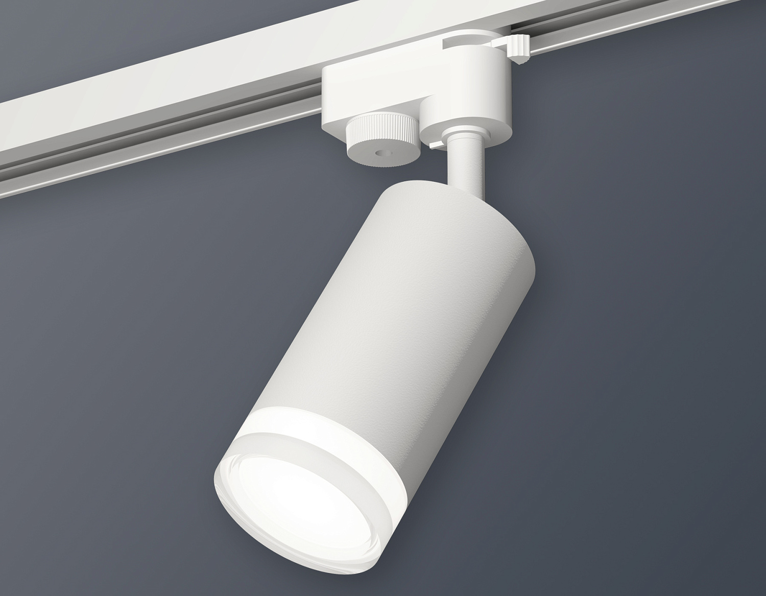 Комплект трекового однофазного светильника XT6322130 SWH/FR/CL белый песок/белый матовый/прозрачный MR16 GU5.3 (A2520, C6322, N6241)